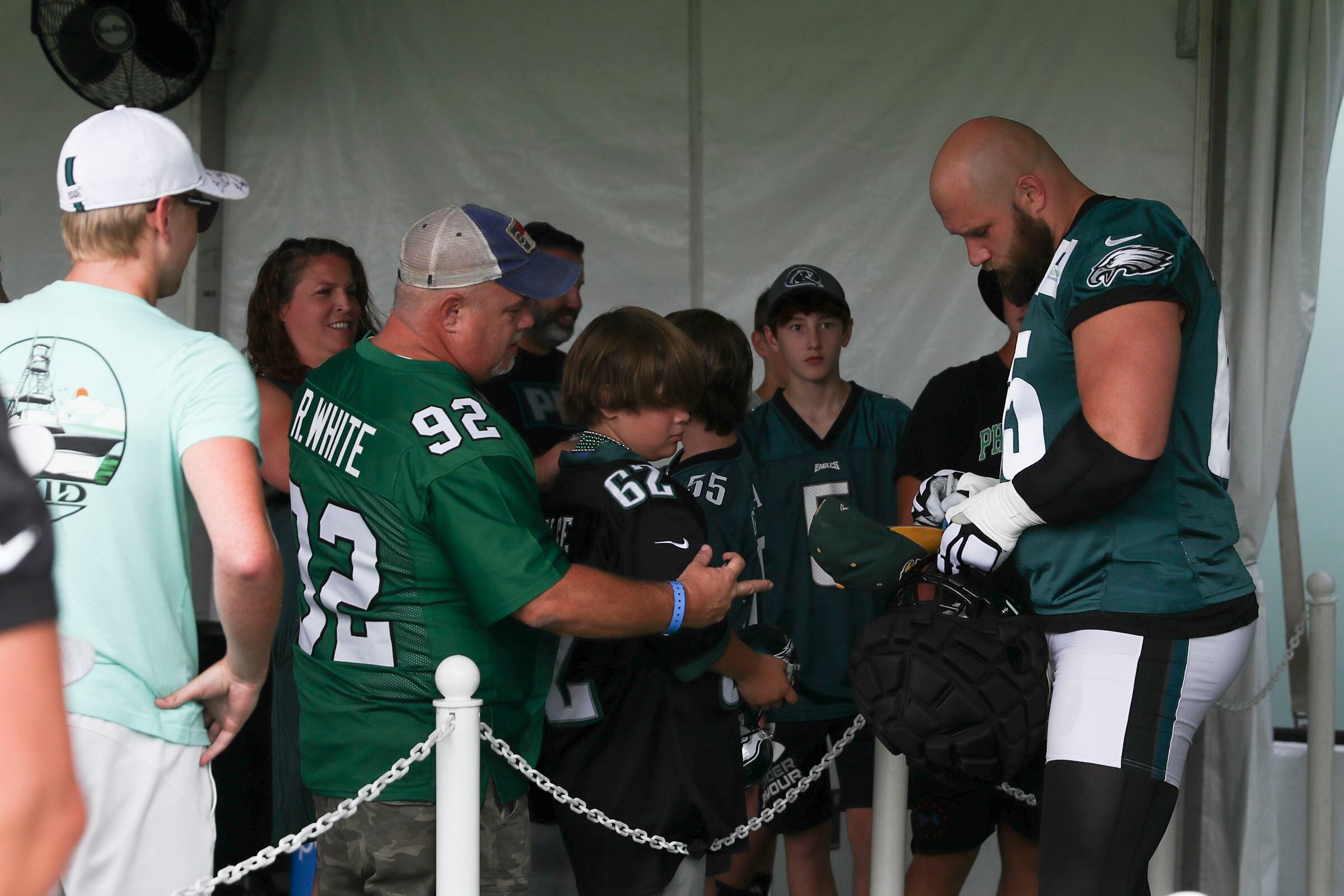 The Eagles revised their 2022 training camp schedule to limit soft