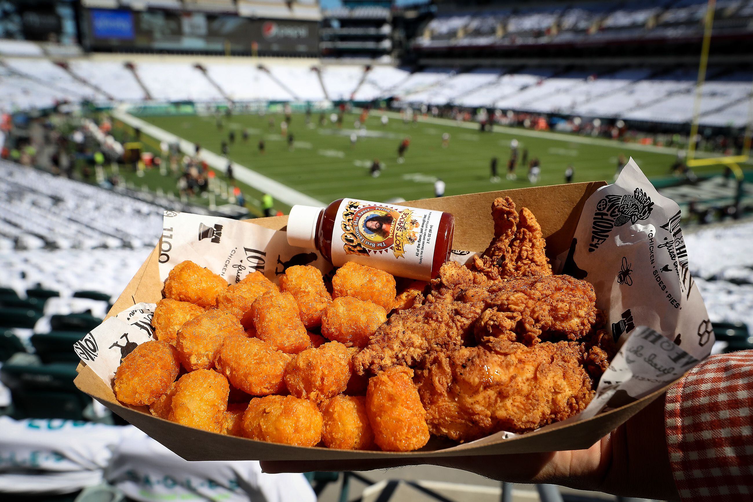 More than 50,000 fans packed Lincoln Financial Field for the