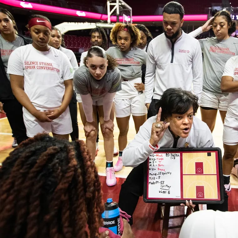 Temple coach Diane Richardson and the Owls will be back in action on Nov. 4. They'll play a doubleheader with the men's team to start their season.