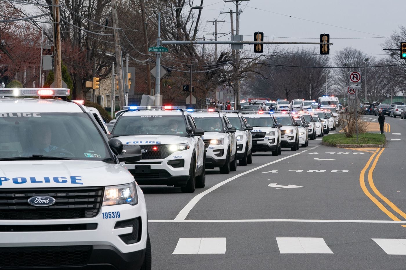 Police vehicle procession honors Sgt. James O’Connor IV, slain in the ...