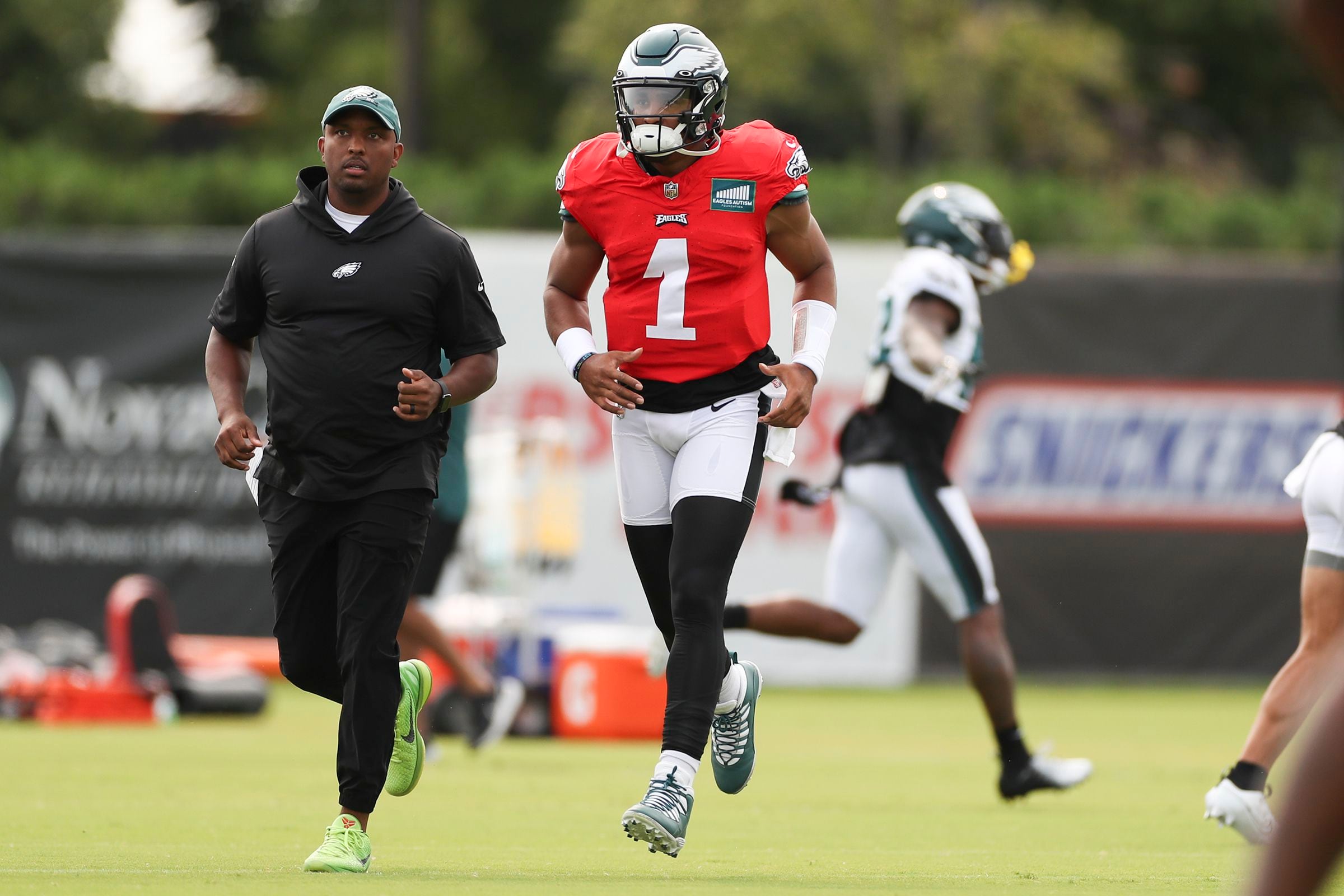 Eagles offensive coordinator Brian Johnson under fire for