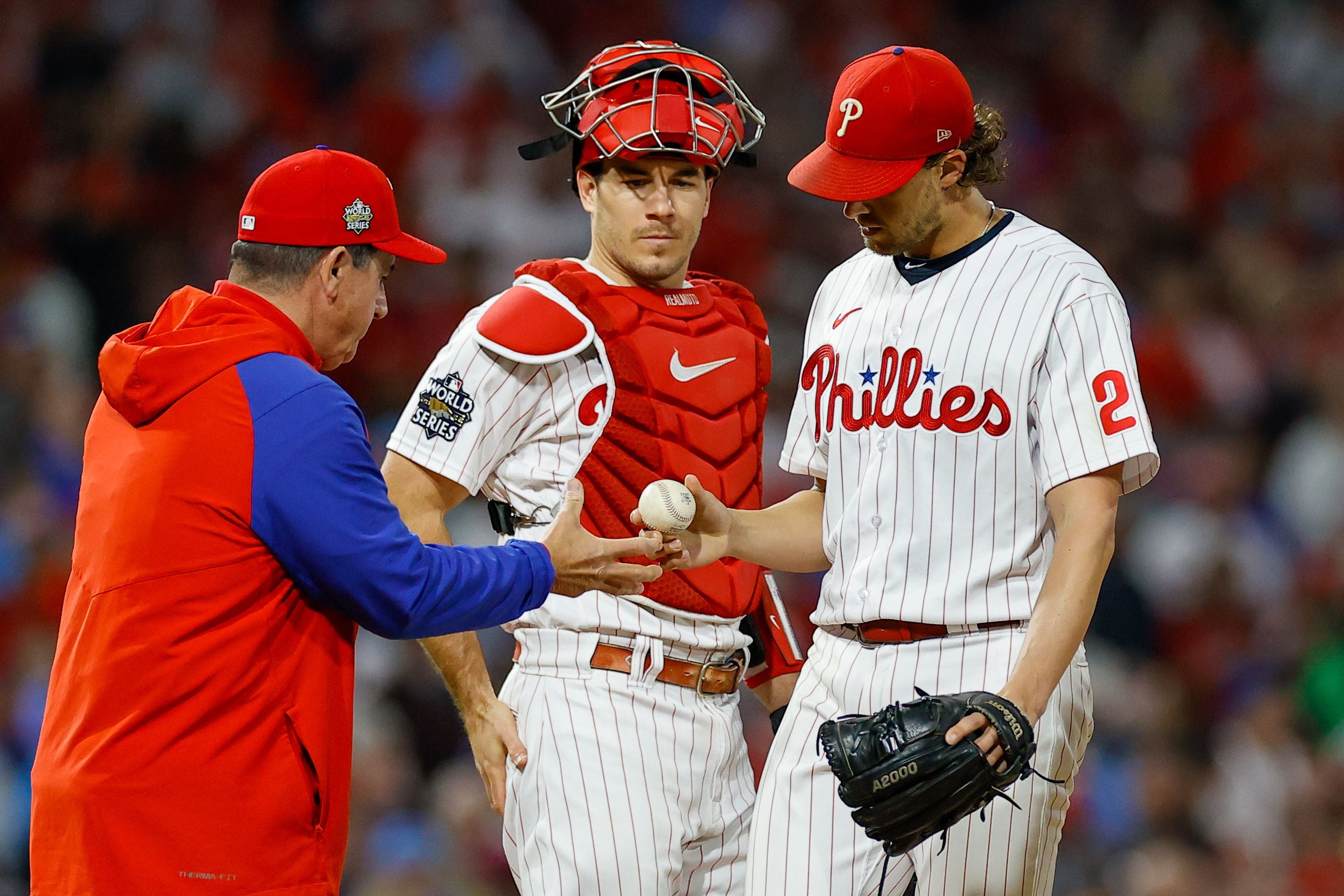 Why did the Phillies pull Aaron Nola? Astros blow open World Series Game 4  against him & Jose Alvarado