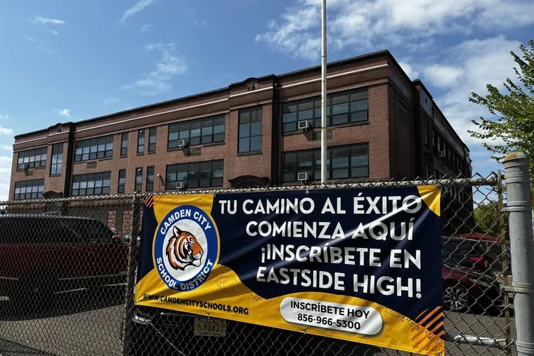 The new temporary home for Camden's Eastside while a new school is built.