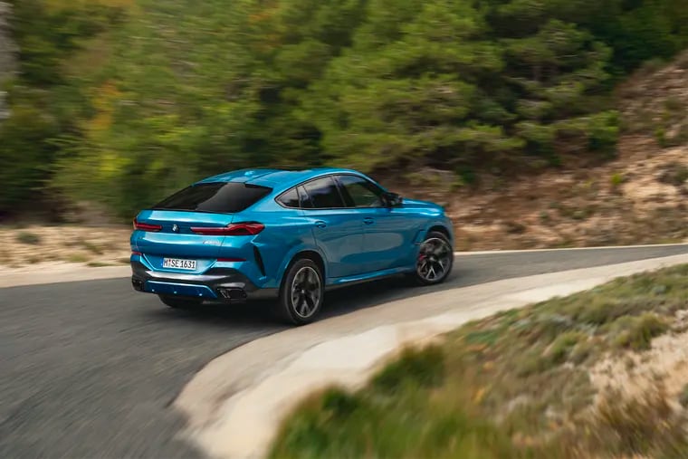 The swoop hatchback continues to define the look of the BMW X6 sports activity coupe, even after its refreshening. And, yes, it is still a four-door vehicle, despite the coupe name.