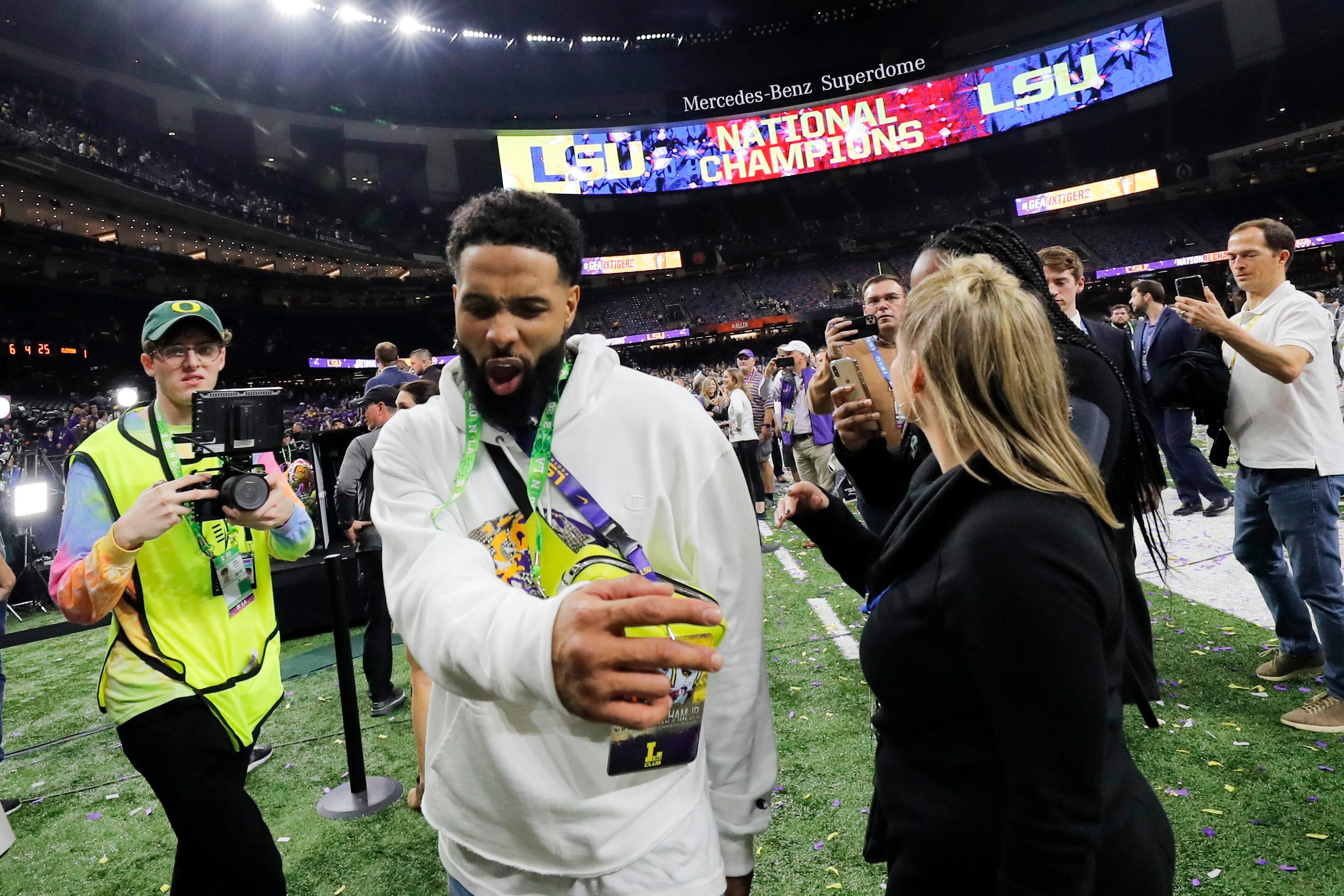 LSU implements self-imposed penalties, including ban on Odell