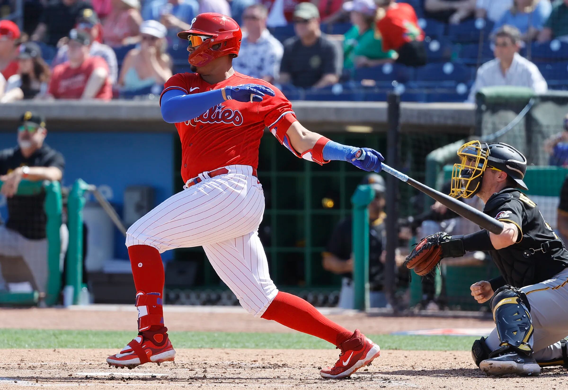 Photos from the Phillies spring training game win over the Pirates