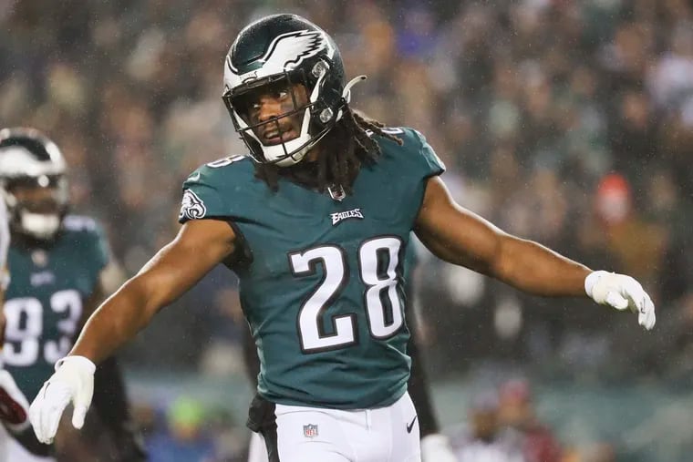 Philadelphia Eagles free safety Anthony Harris (28) during a game against the Washington Football Team at Lincoln Financial Field in Philadelphia on Dec. 21, 2021. Eagles won, 27-17.