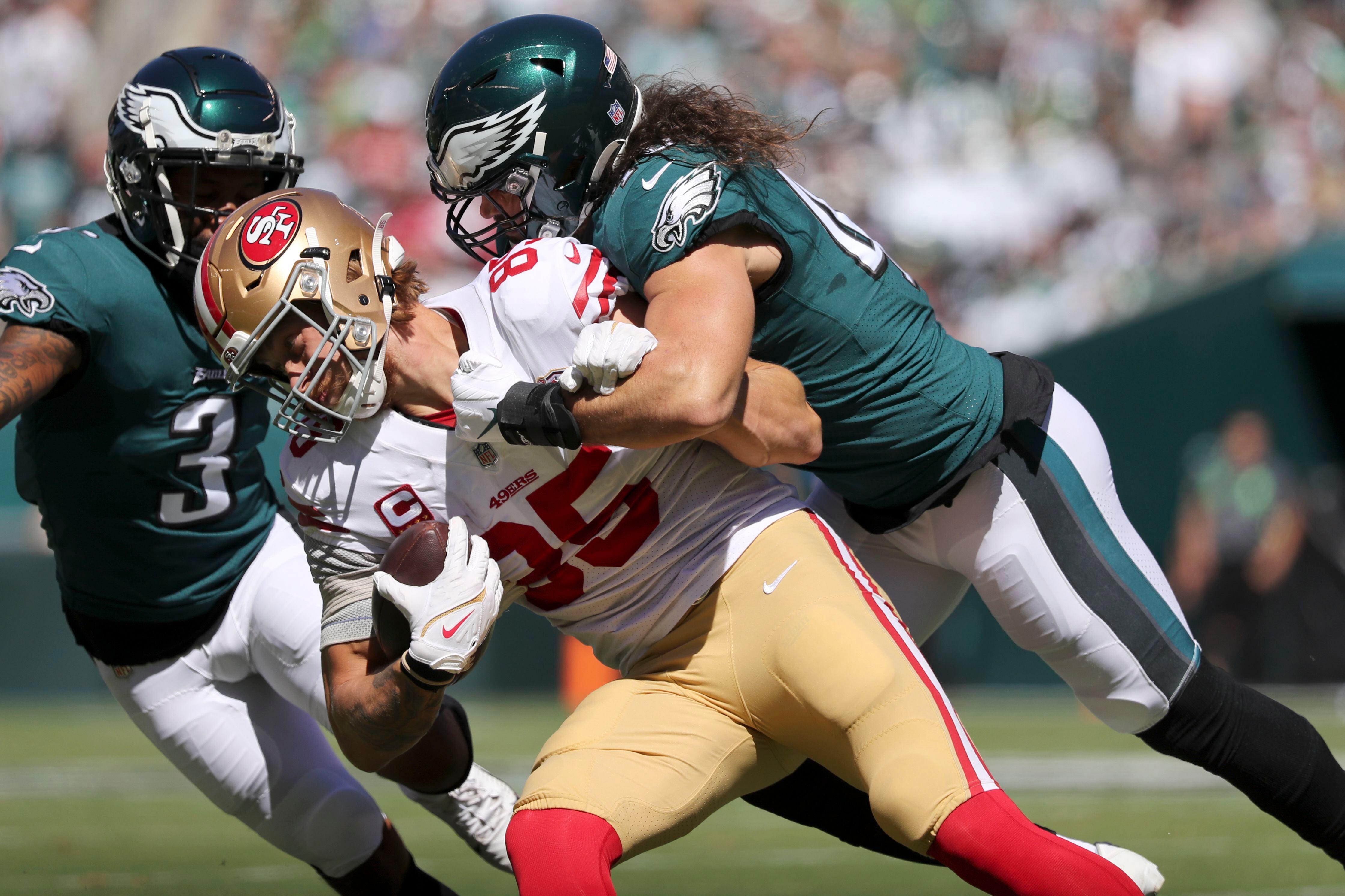 Eagles vs. 49ers score, takeaways: Philadelphia blows out banged