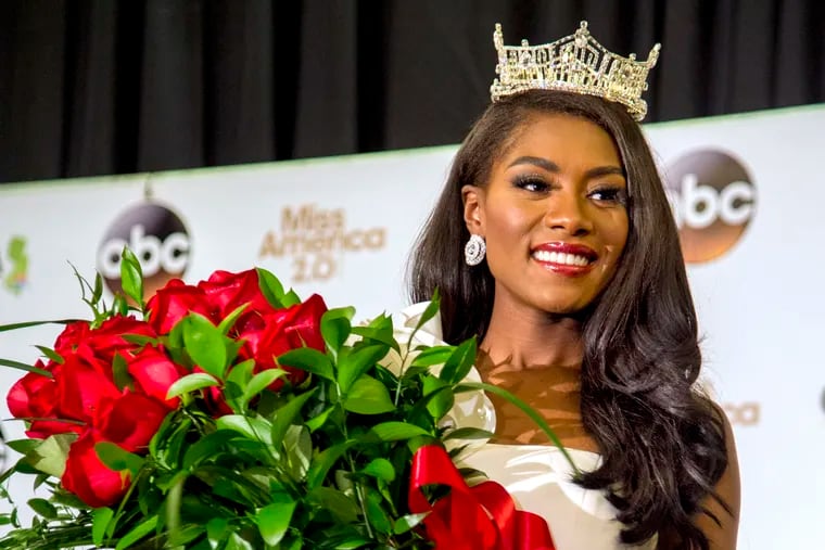 Nia Imani Franklin, the reigning Miss America.