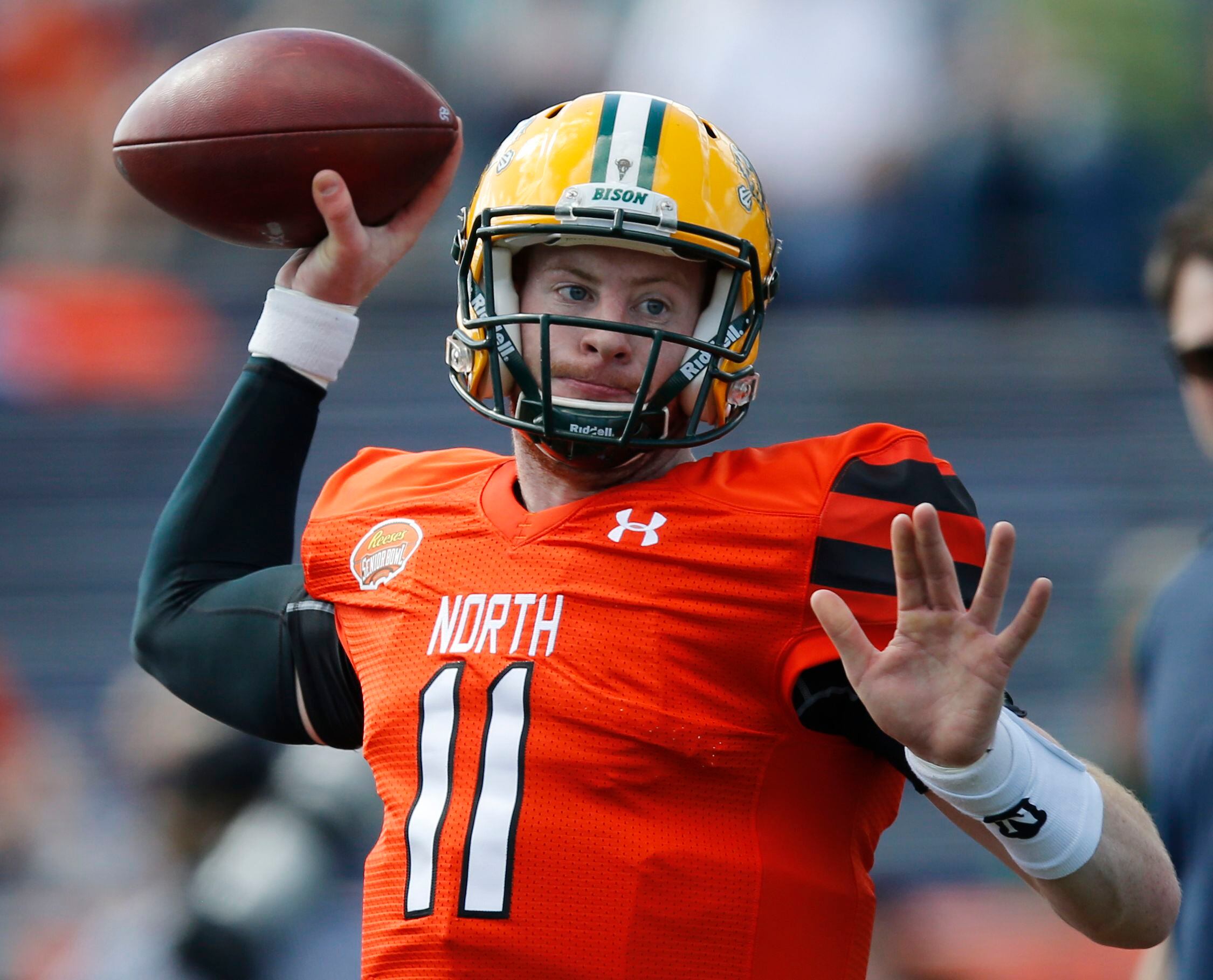 NCAA Football Championship: quarterback Carson Wentz to start for