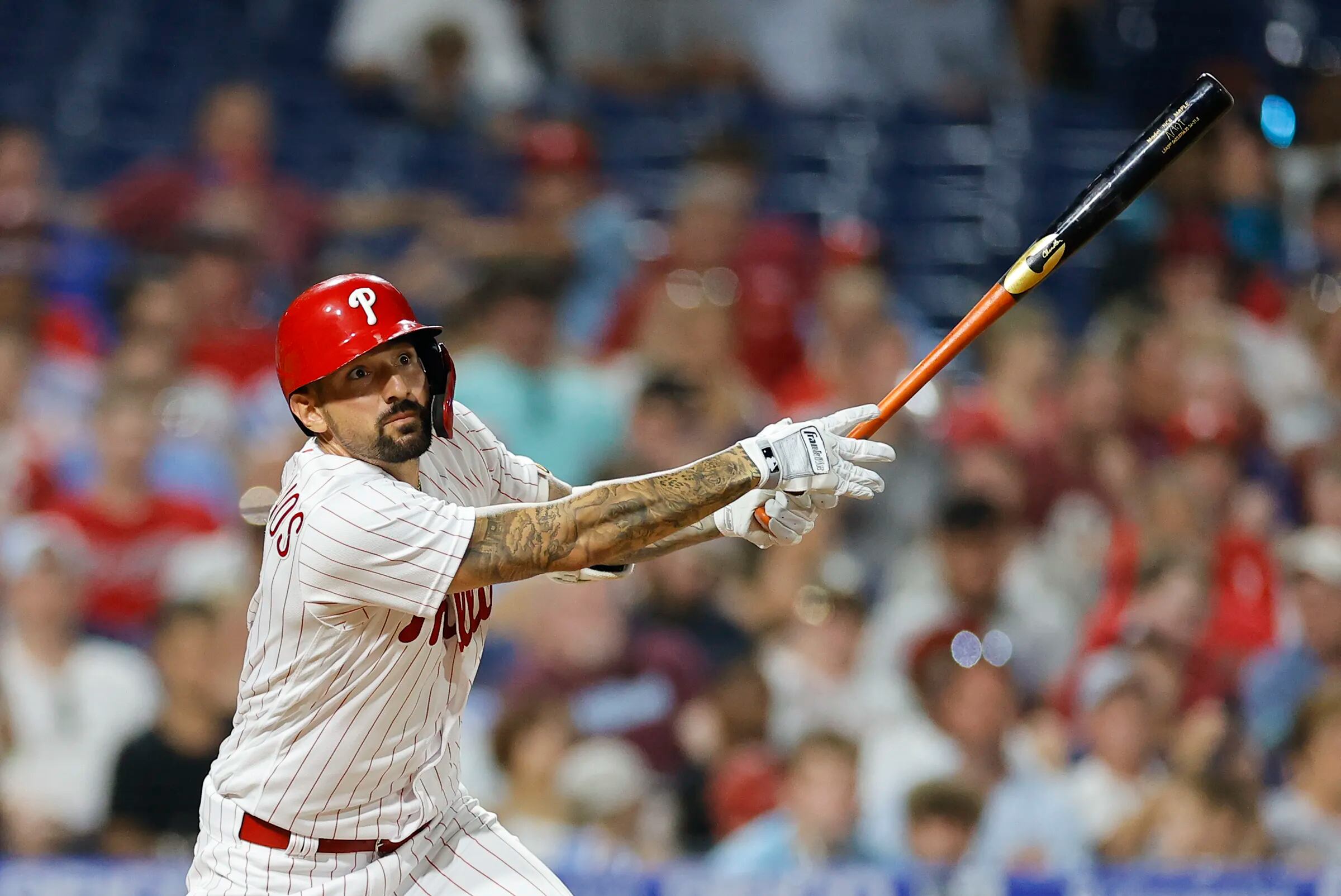 Recharged after the offseason, Phillies right fielder Nick Castellanos  works to regain his power