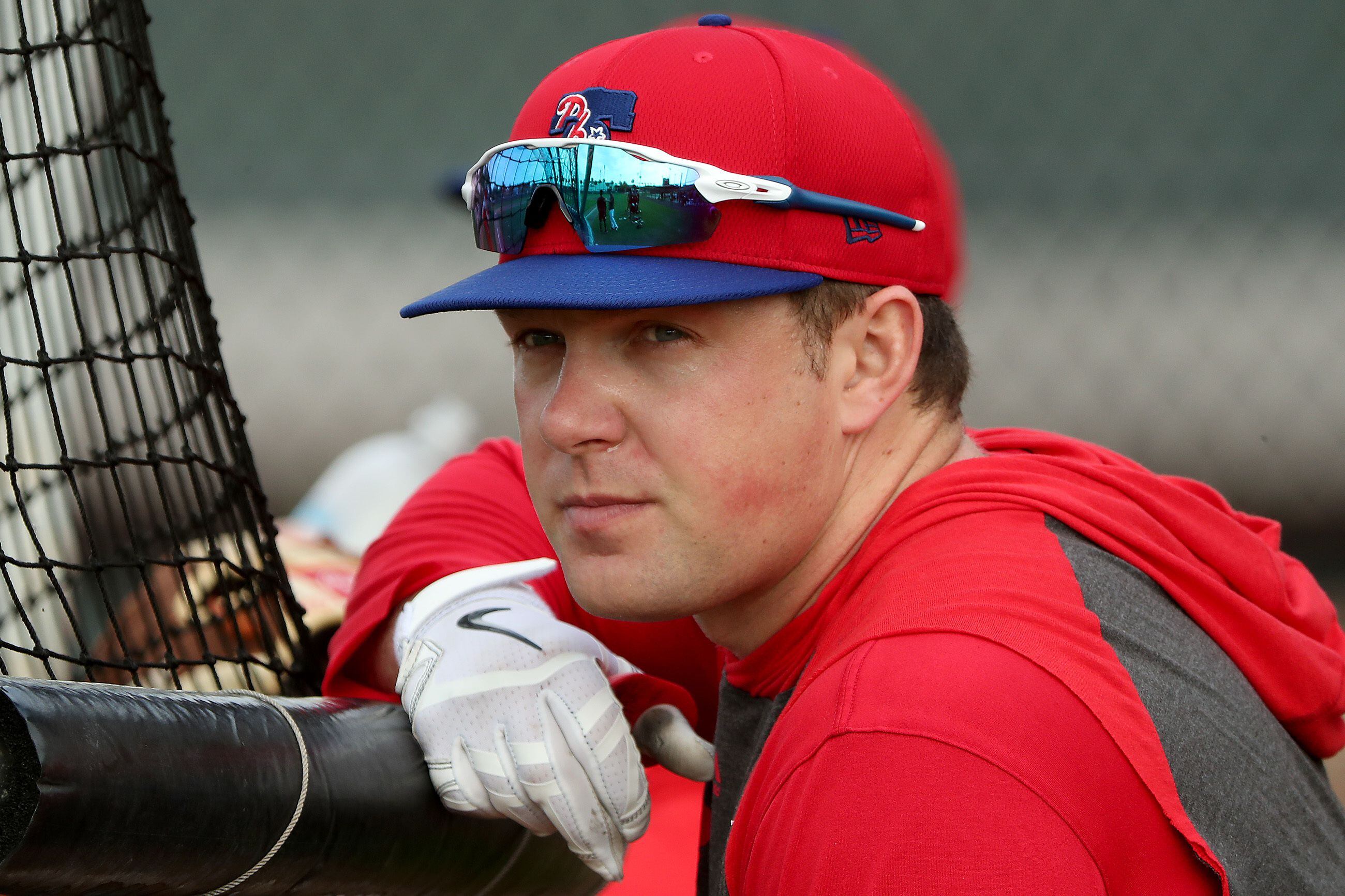 Rhys Hoskins Sprays Line Drives to All Fields in Batting Practice