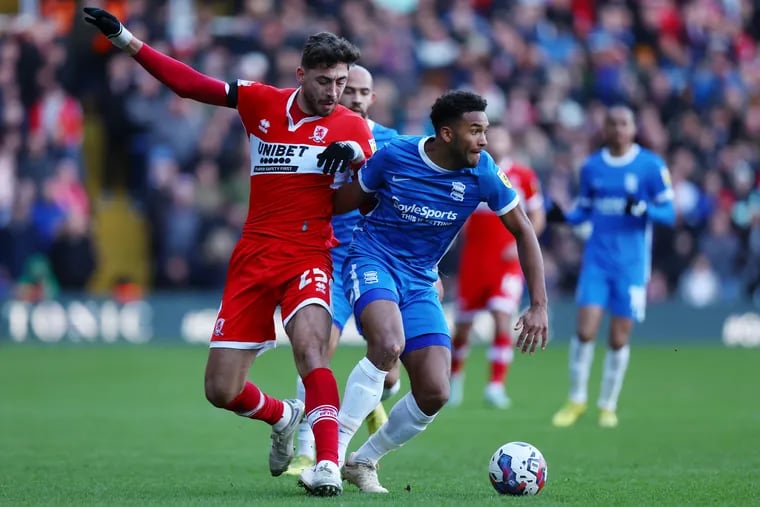 Media's Auston Trusty (right) is heading to a new home in England, Sheffield United.