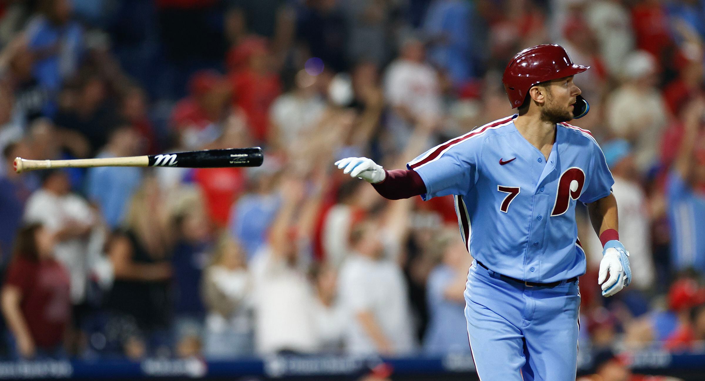 Bryce Harper ribs Trea Turner for not scoring from first