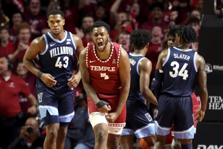 Temple Jamille Reynolds scored his only double-double of the season in a 68-64 Owls win over Villanova on Nov. 1.