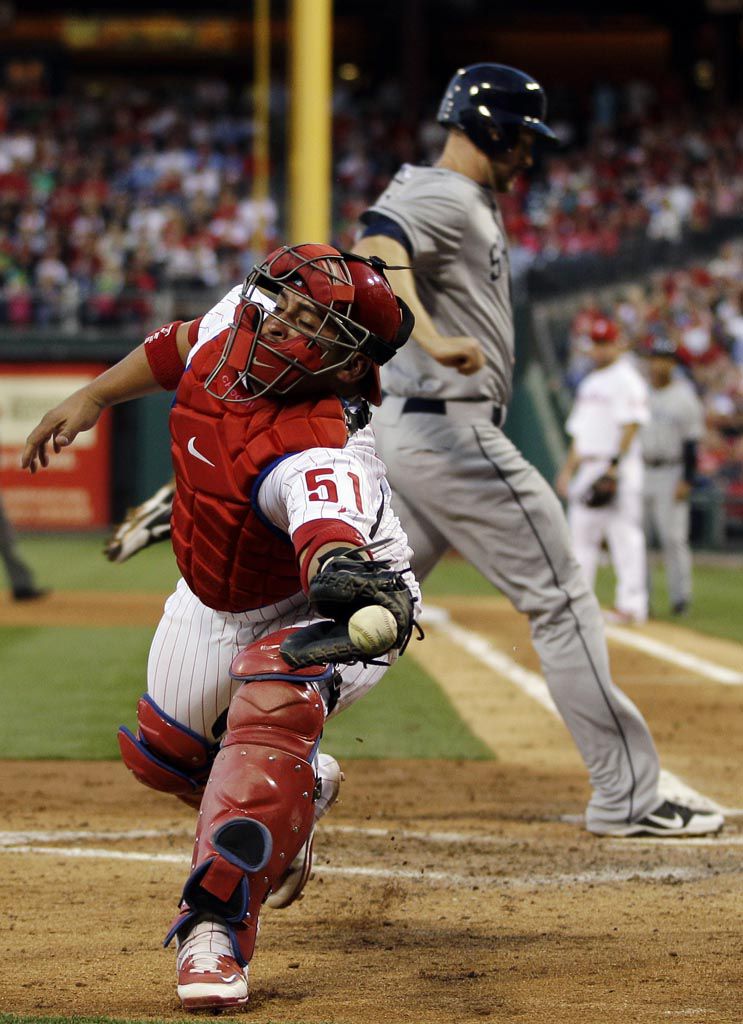 Phillies place Carlos Ruiz on the seven-day concussion disabled list - NBC  Sports