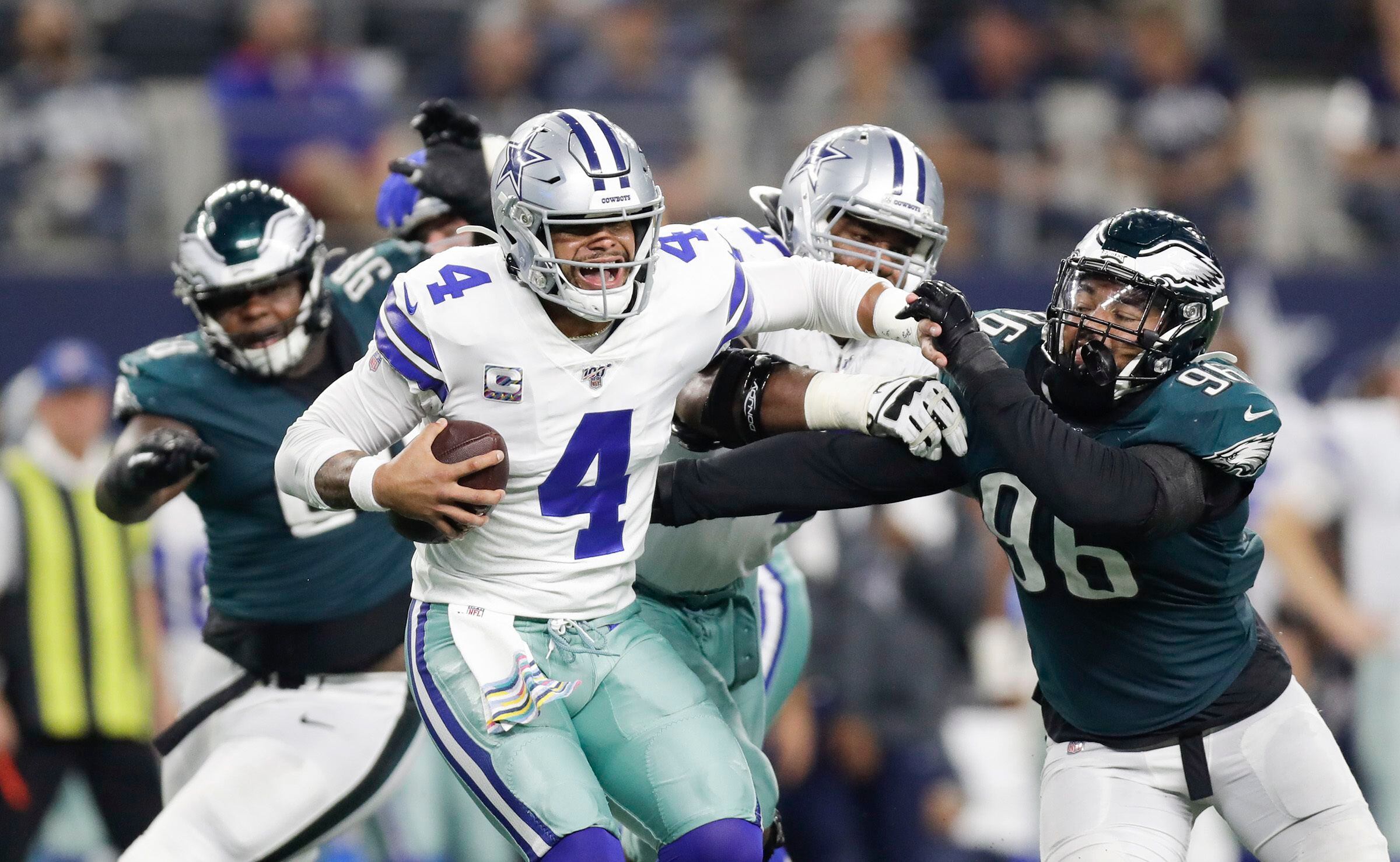 Cowboys crush Eagles, stop bleeding for at least a week