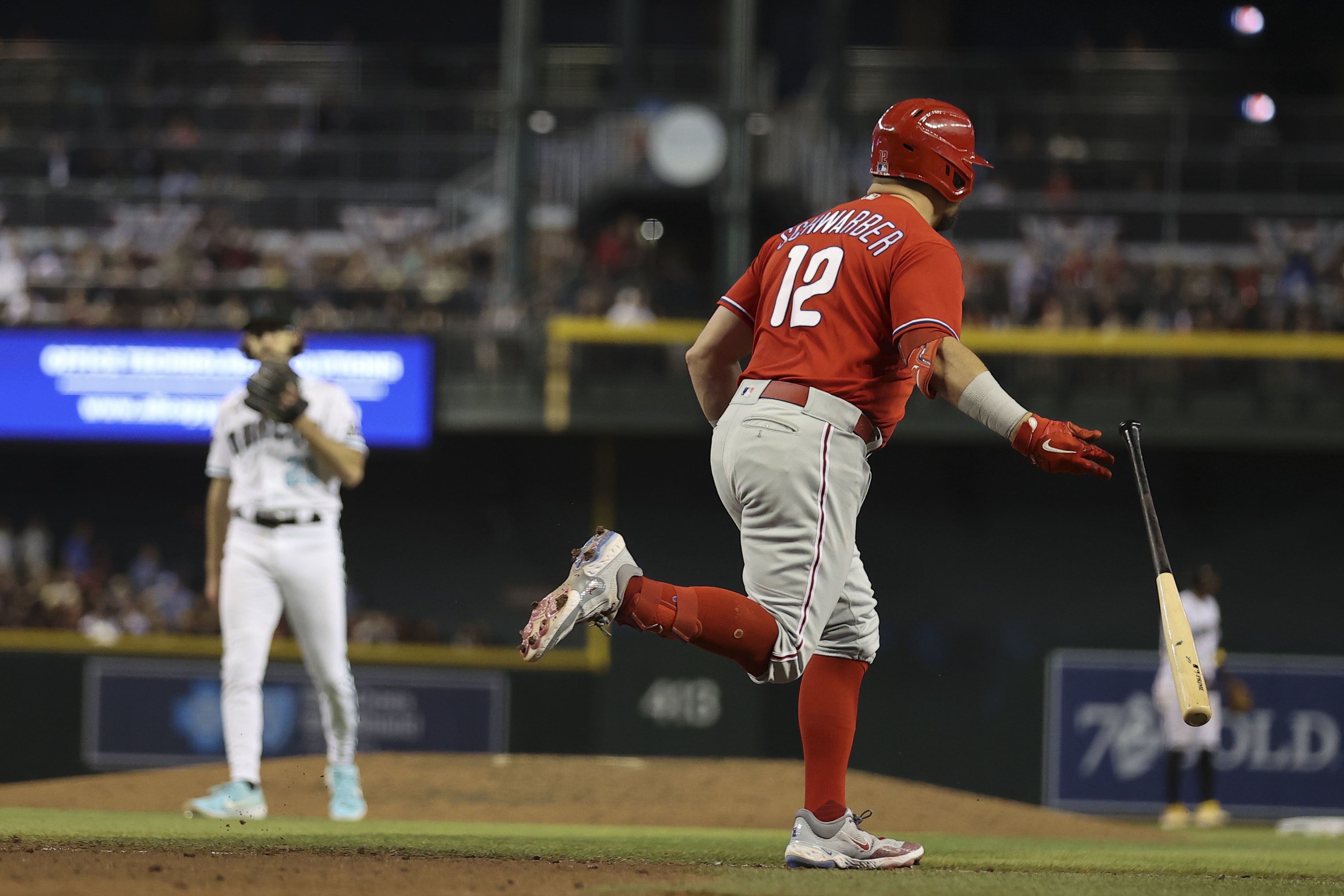 Bryce Harper ignites the Phillies to topple the D'backs and return home one  win from the World Series