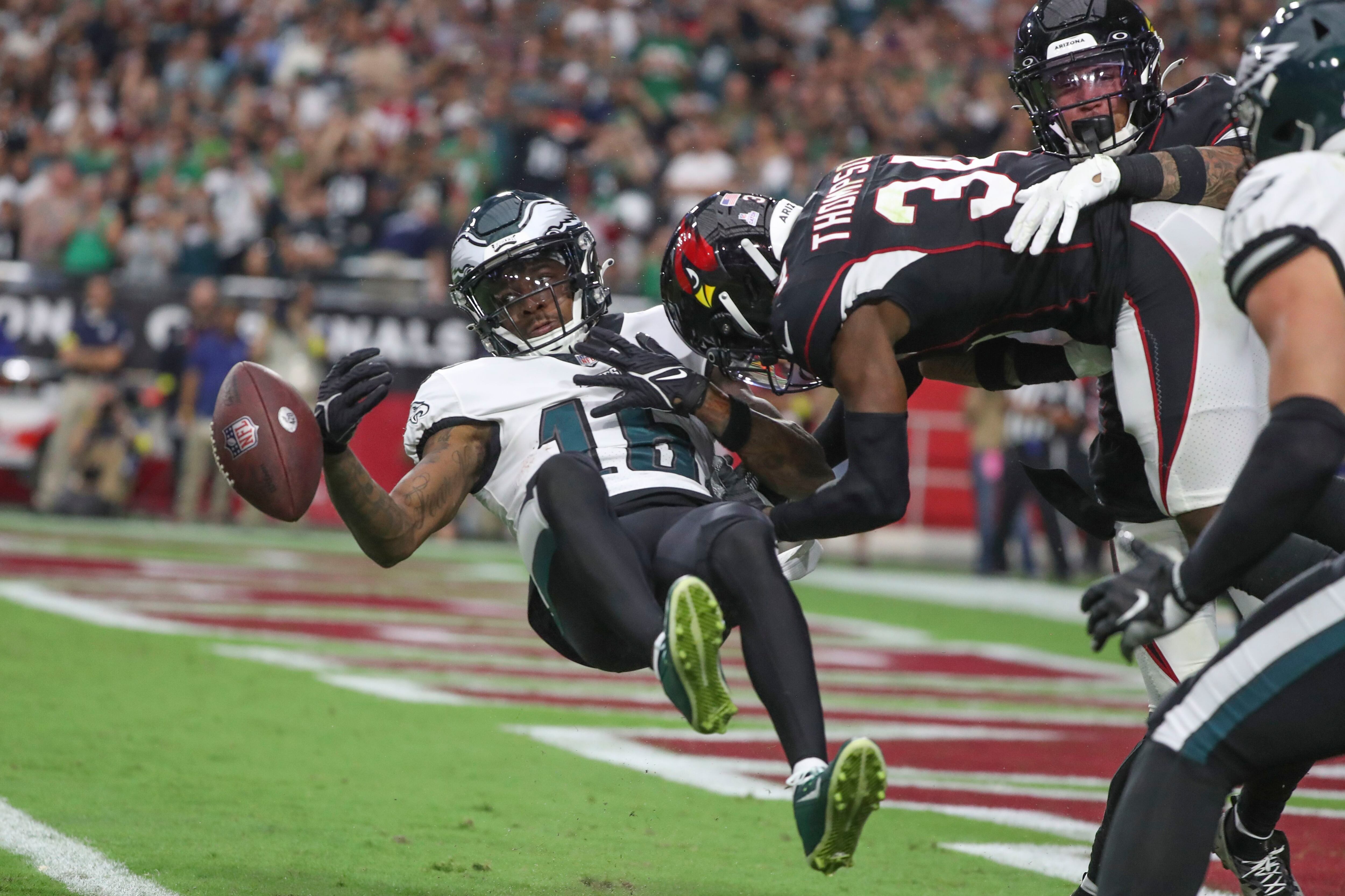 Eagles Fans Irate After Devonta Smith's Catch Ruled Incomplete