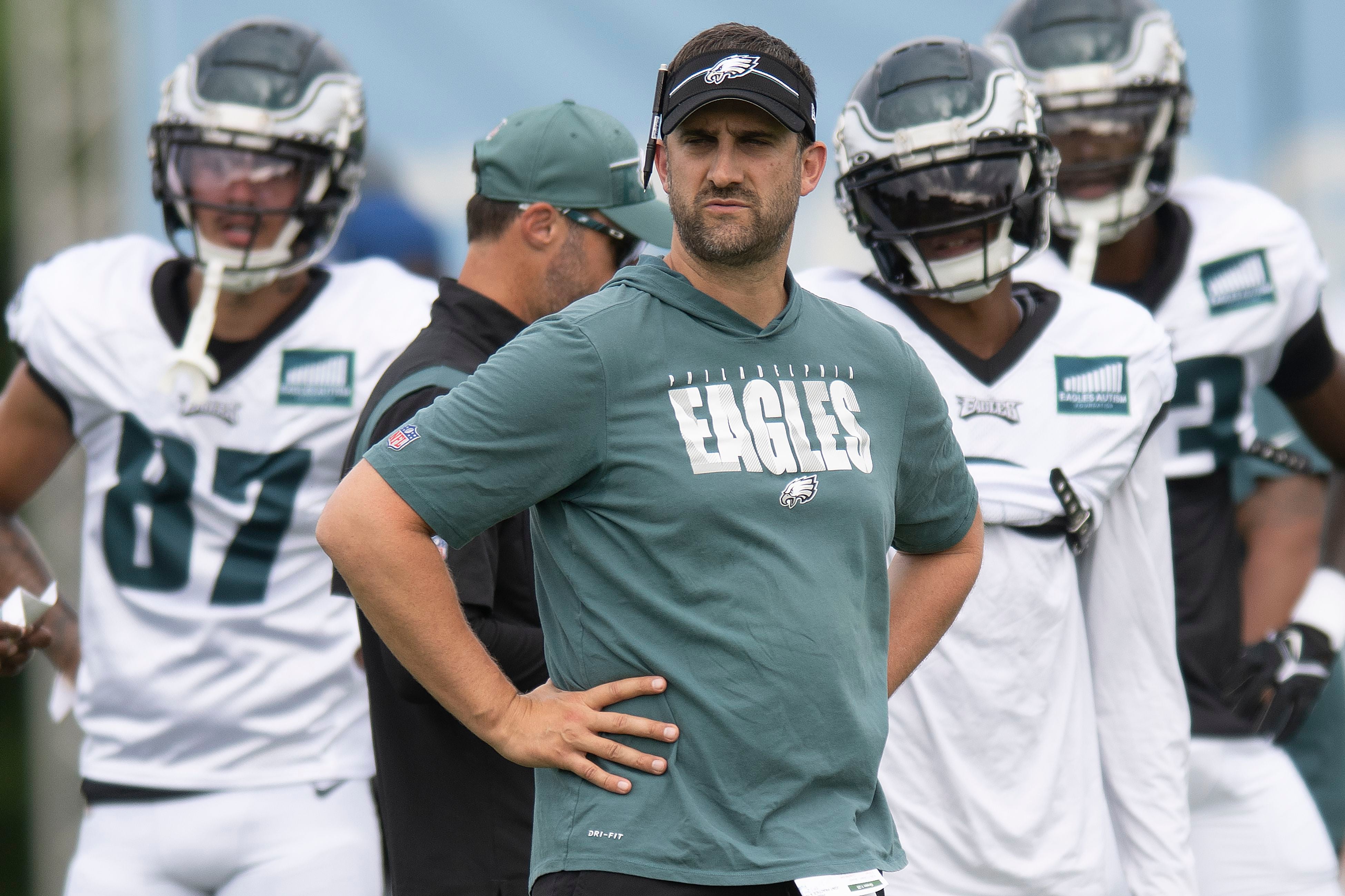 Eagles dominate Browns as Reed Blankenship shines in joint training camp  practice : r/eagles