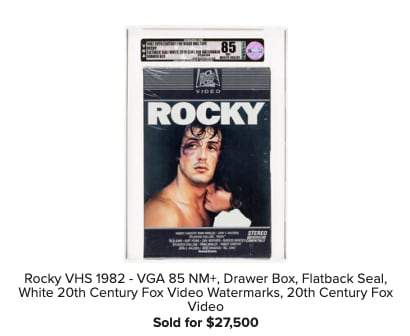 Rocky III Dolby Surround Stereo VHS New buy Sealed Subtitle in Spanish.