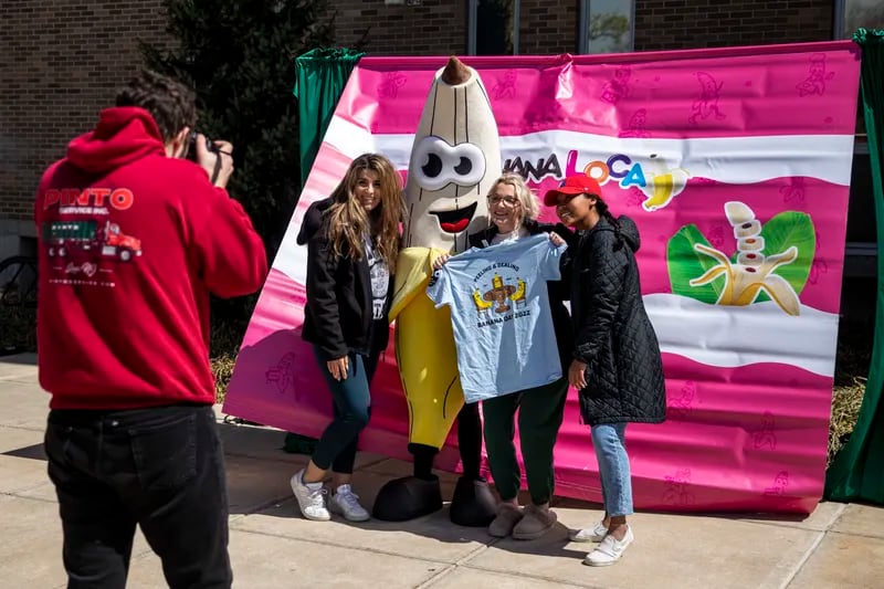 See images from West Chester University's Banana Day celebration