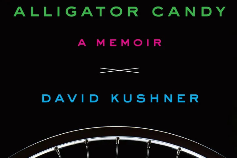 Detail from the book jacket of David Kushner's memoir "Alligator Candy."