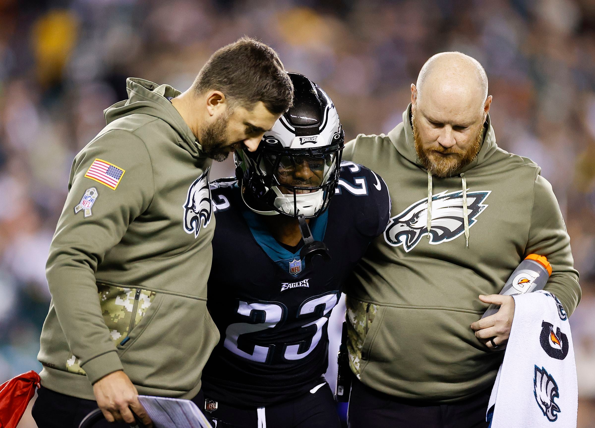 C.J. Gardner-Johnson suffers rib injury early in Eagles-Packers