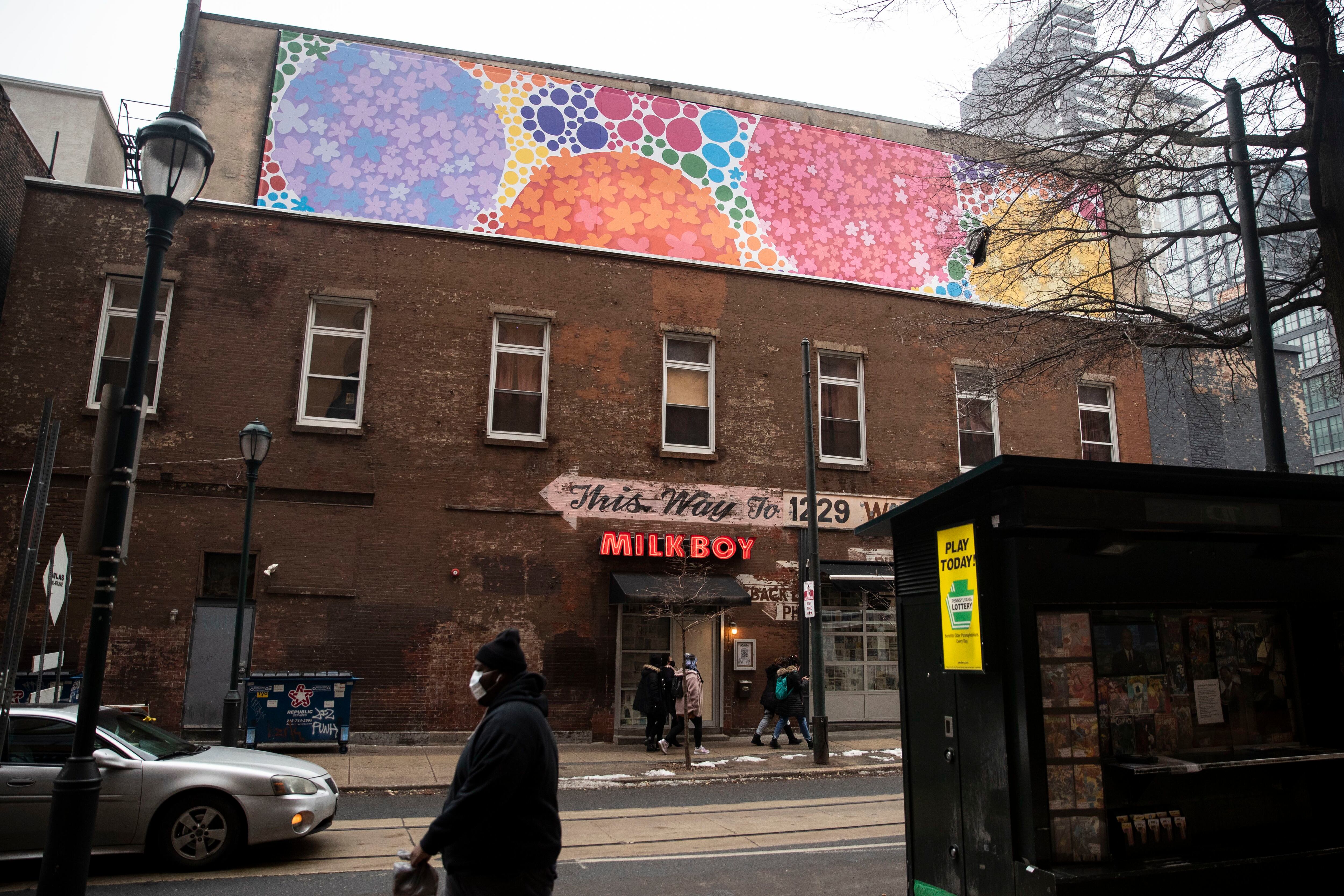 Artist creates mural to view from her hospital window