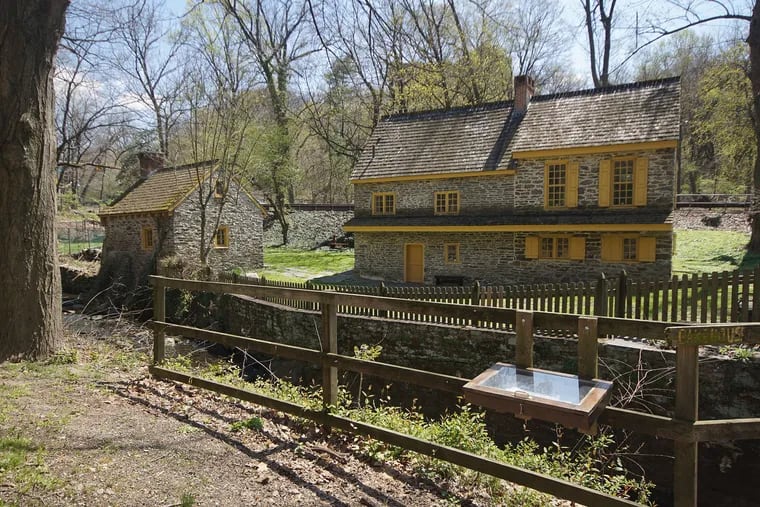 The homestead and Bake House of RittenhouseTown, which has a role in the history of paper.