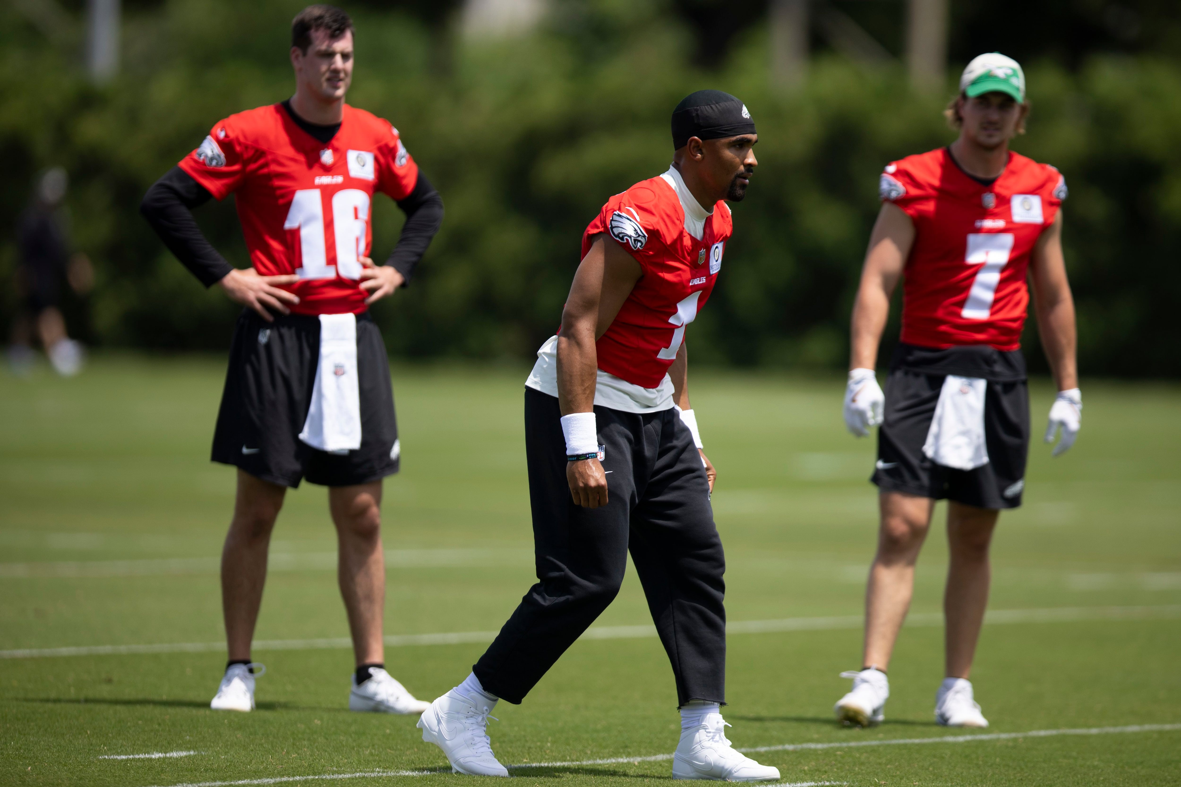 Jalen Hurts on Kellen Moore's Eagles offense: '95 percent of it is new