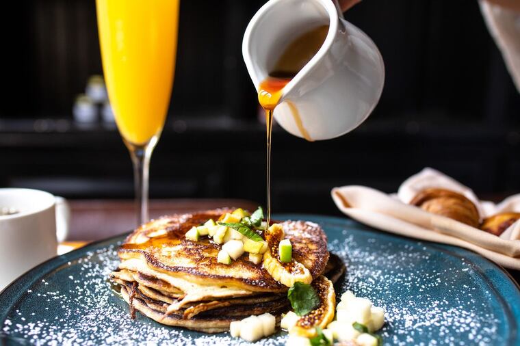 Treat Mom to sangria pancakes at Amada this Mother's Day.