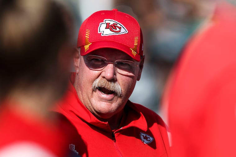 Chiefs head coach Andy Reid will once again face his former team. 