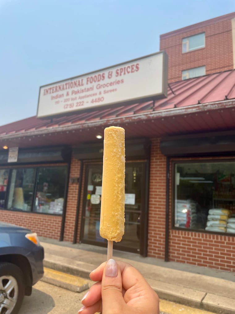 The South Asian market in University City offers kulfi pops.