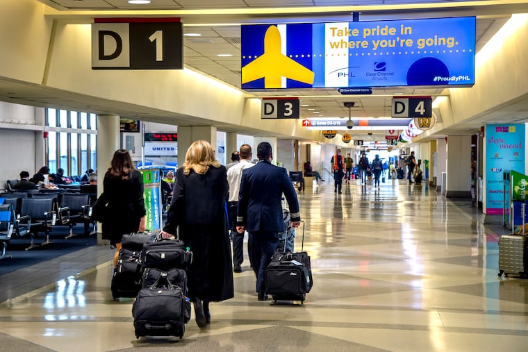 Terminal D at Philadelphia International Airport in 2021.