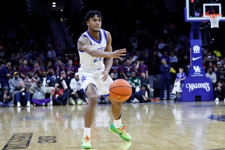 Camden native D.J. Wagner of Kentucky is one of the local products to watch in this year's NCAA men's basketball tournament.