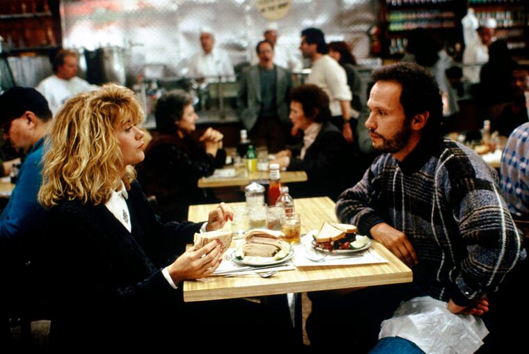 This image released by the Library of Congress shows Meg Ryan, left, and Billy Crystal in a scene from "When Harry Met Sally." (MGM/Library of Congress via AP)