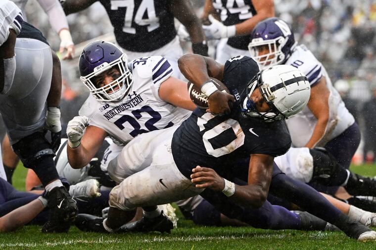 Penn State narrowly defeated Nothwestern last season in a soggy Beaver Stadium. 