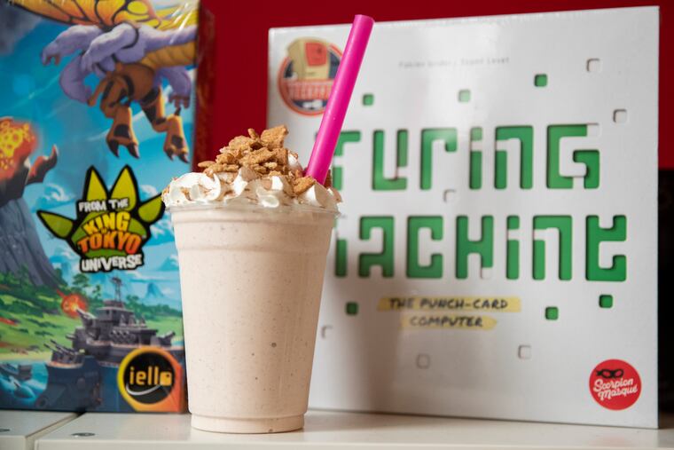 The Cinnamon Toast Crunch milkshake at Thirsty Dice in Philadelphia, Pa. on Wednesday, June 7, 2023.