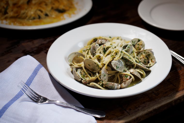 The spaghetti vongole at Zeppoli in Collingswood on Aug. 14, 2024.