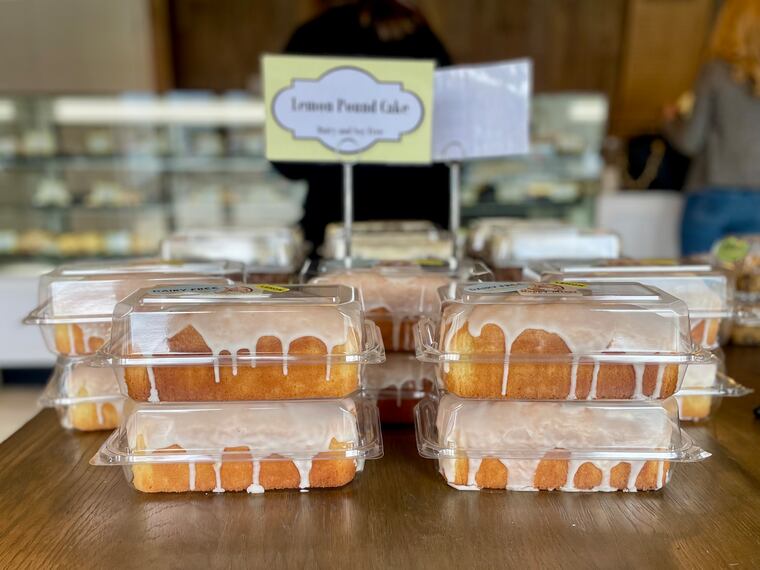 The moist lemon pound cake at the Happy Mixer Gluten Free Bakery in Wayne is one of the best-sellers at this gluten-free bakery with three locations in Philadelphia's northwestern suburbs.