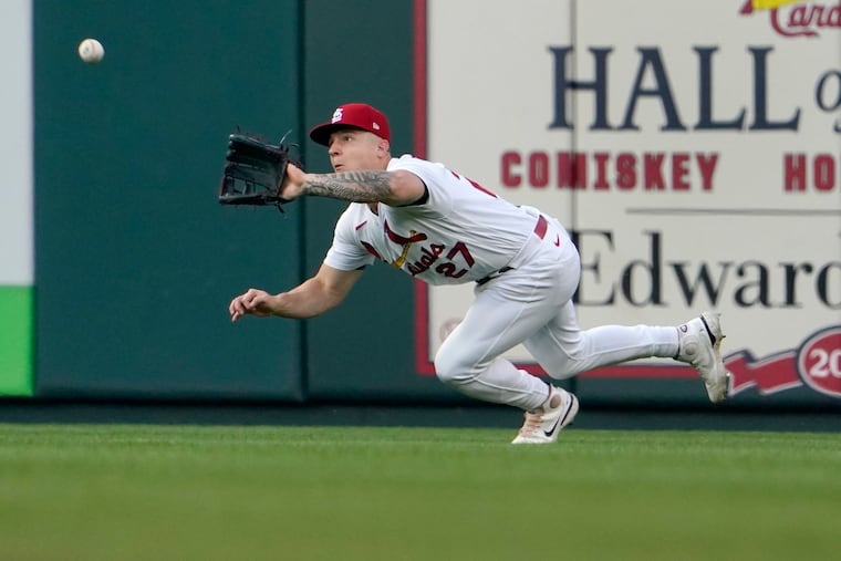 Cardinals outfielder Tyler O'Neill, who is under club control through next season, hit 34 home runs in 2021.