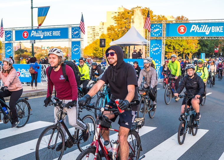 The Philly Bike Ride returns on Saturday, Oct. 19, 2024.