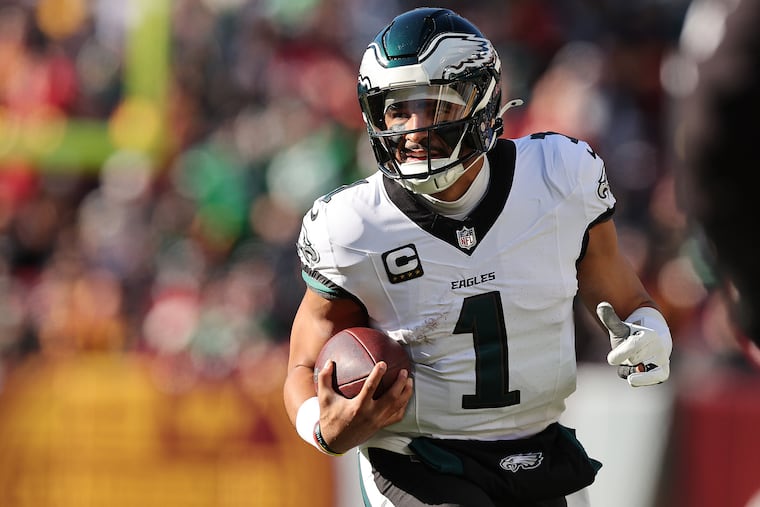 Philadelphia Eagles quarterback Jalen Hurts has been in the concussion protocol since the Washington Commanders game on Dec. 22.