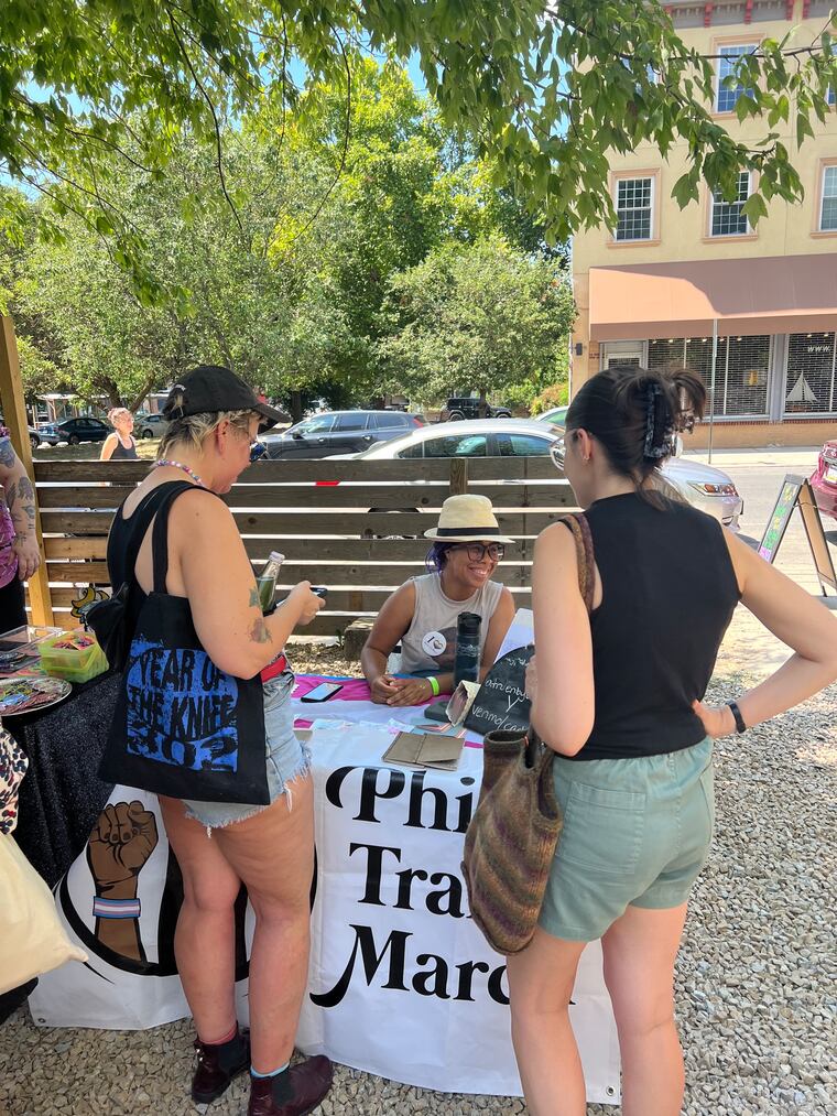 Philly Trans March partners with the flea market on Aug. 26.