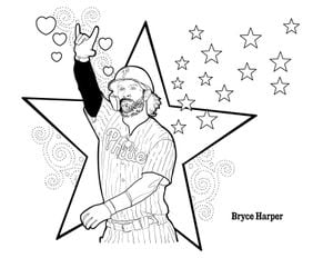 ronald acuna jr coloring pages