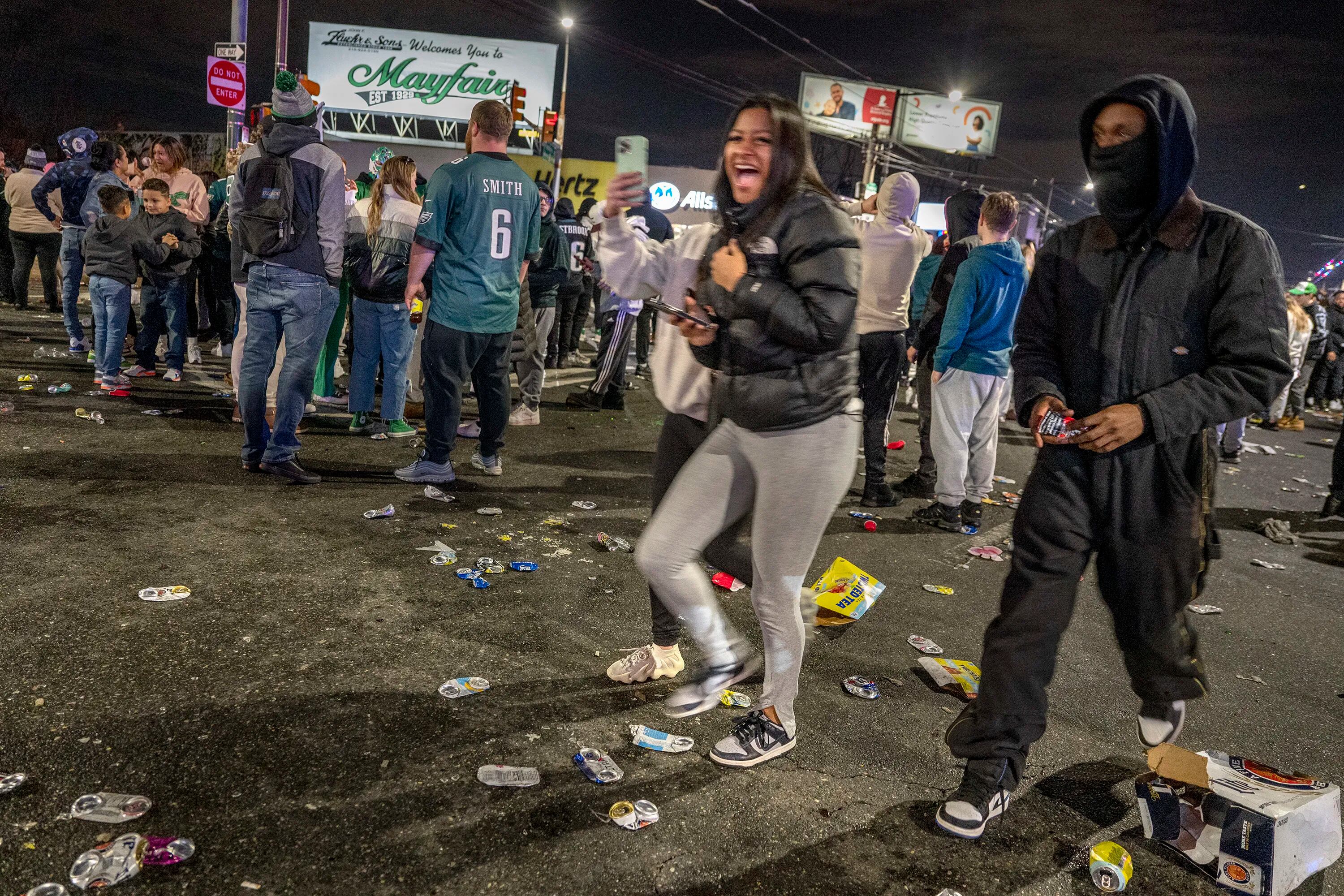 King of Prussia, PA, Fans of the Philadelphia Eagles - the NFC