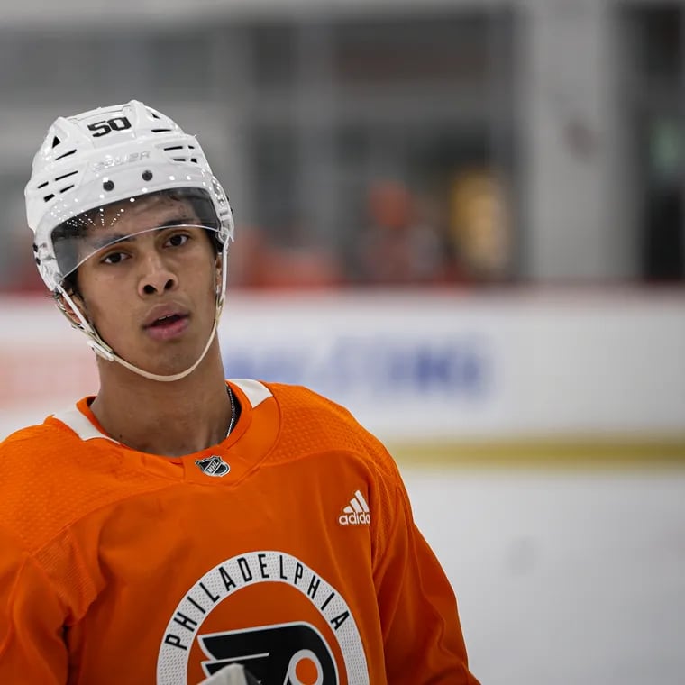 The Flyers selected forward Noah Powell in the fifth round of the NHL draft.