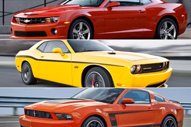 Driver's Seat: Muscle cars face off over the road