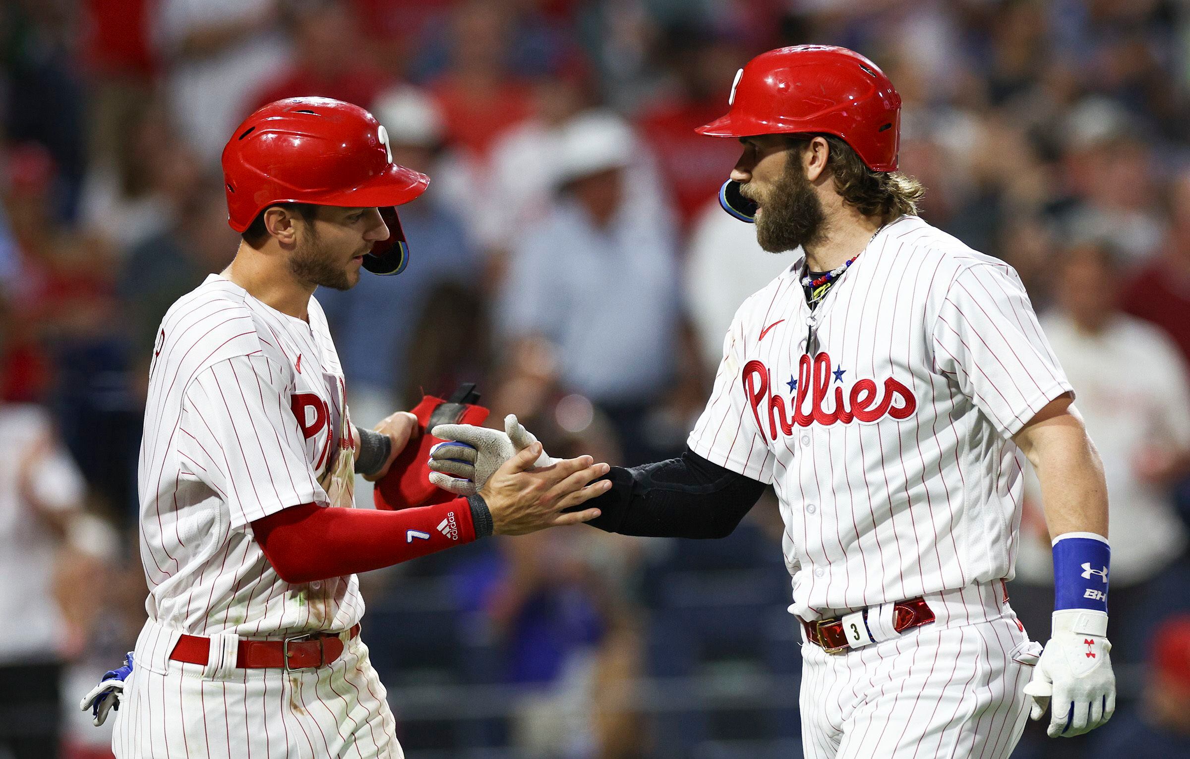 Trea Turner homers again as Phillies lose Bryce Harper, beat